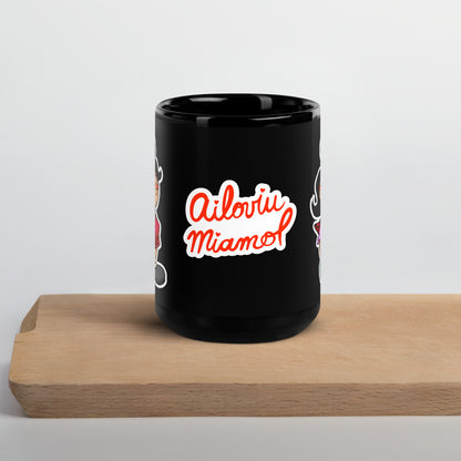 Taza negra Ailoviu Miamol